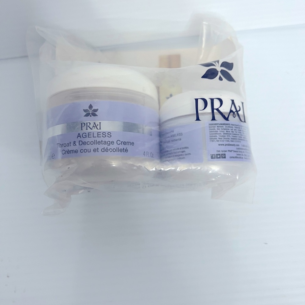 Prai Ageless Throat & Decolletage Creme 4FL. Oz and Face Forward Creme 2FL. Oz